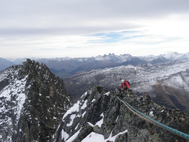 Traversée des grandes aiguilles de l'Argentière
