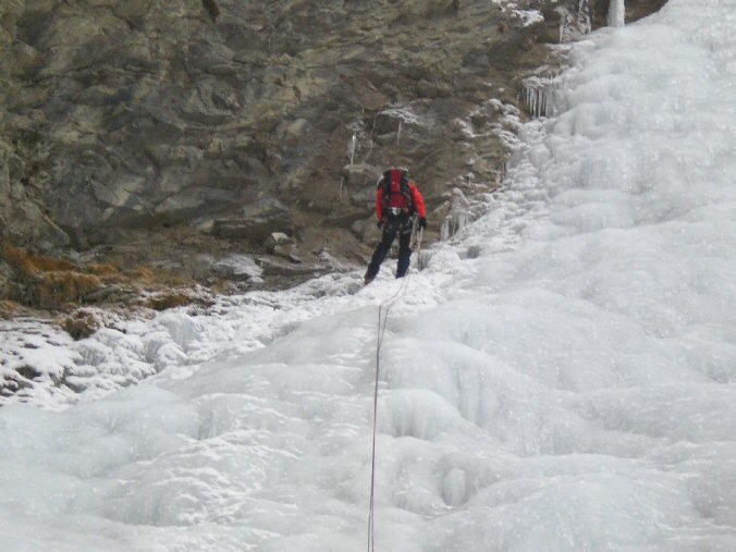 CIMG2358.jpg - Bibi au dpart du dernier relais pour la descente